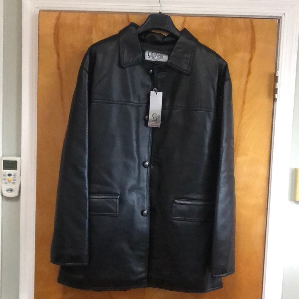Men leather jacket